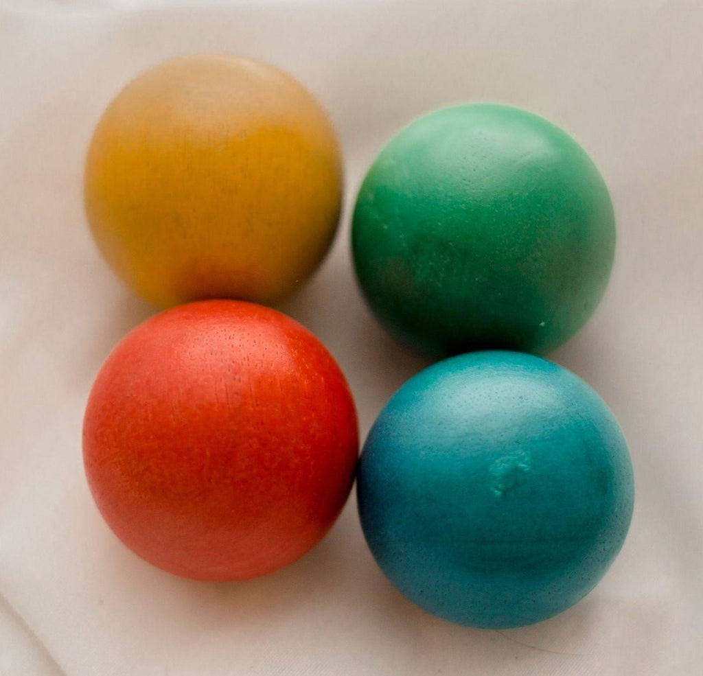 48 mm Wooden Balls set of 4 QToys 