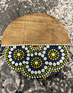 Aboriginal Design Board - Greens Barka Art 