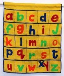 Alphabet Hanging Pockets Siham Craft 
