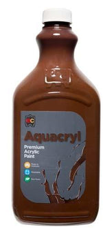 Load image into Gallery viewer, Aquacryl Premium Acrylic 2L Paint (Arriving Mid March) Edvantage Burnt Umber 
