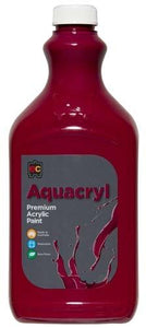Aquacryl Premium Acrylic 2L Paint (Arriving Mid March) Edvantage Magenta 
