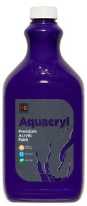 Aquacryl Premium Acrylic 2L Paint (Arriving Mid March) Edvantage Violet 