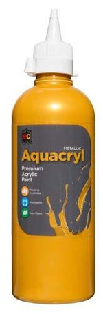 Load image into Gallery viewer, Aquacryl Premium Acrylic 500ml (Arriving Mid March) Edvantage Gold 
