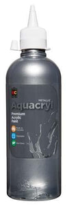 Aquacryl Premium Acrylic 500ml (Arriving Mid March) Edvantage Silver 