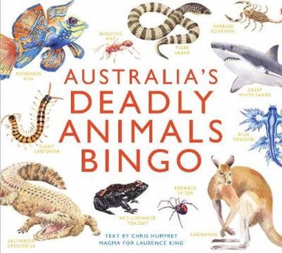 Australia's Deadly Animals Bingo (Arriving End of Jan) Beaglier Books 