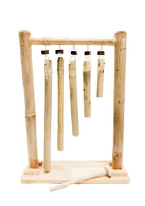 Bamboo Hanging Xylophone Qtoys 