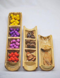 Bamboo Sorting Trays - Set of 3 (Arriving Early Feb) QToys 