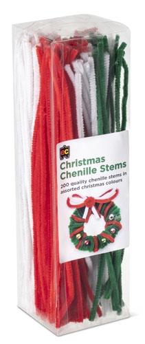 Christmas Chenille Stems (Arriving Mid March) Edvantage 