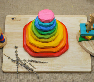 Coloured Stacking Stones (Arriving Early Feb) QToys 
