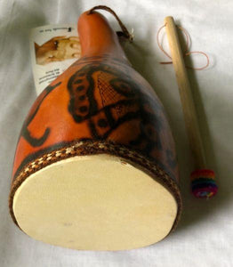 Drum Maraca Combo Gourd Peruvian Siham Craft 