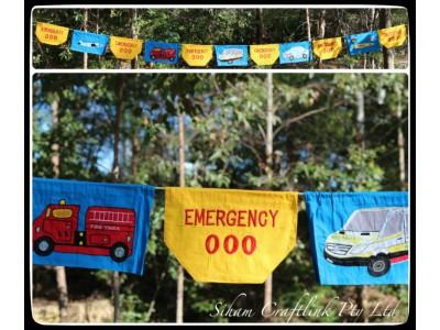 Emergency Services Bunting Siham Craft 