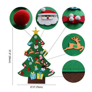 Felt Christmas Tree with Removable Decorations Ebay 