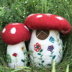 Load image into Gallery viewer, Felt Mushroom Houses - Set of 2 Colours of Australia 
