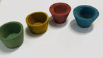 Load image into Gallery viewer, Handmade Earth Coloured Wooden Bowls Set of 4 Colours of Australia 
