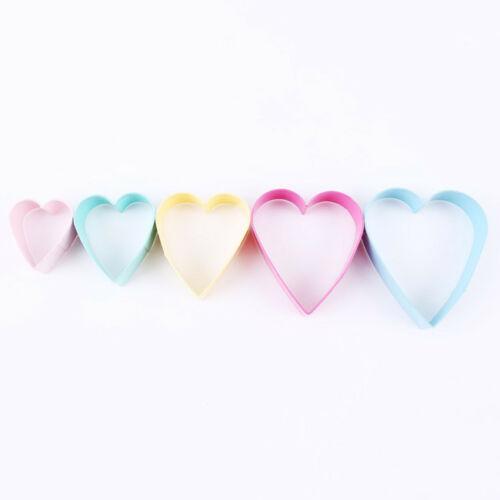 Heart Shaped Play Dough Cutters - Set of 5 Ebay 