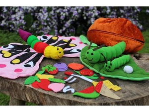 Hungry Caterpillar,Butterfly, Cocoon and Food Siham Craft 
