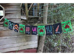 Load image into Gallery viewer, Indigenous Ceremony Symbols Bunting Siham Craft 
