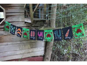 Indigenous Ceremony Symbols Bunting Siham Craft 