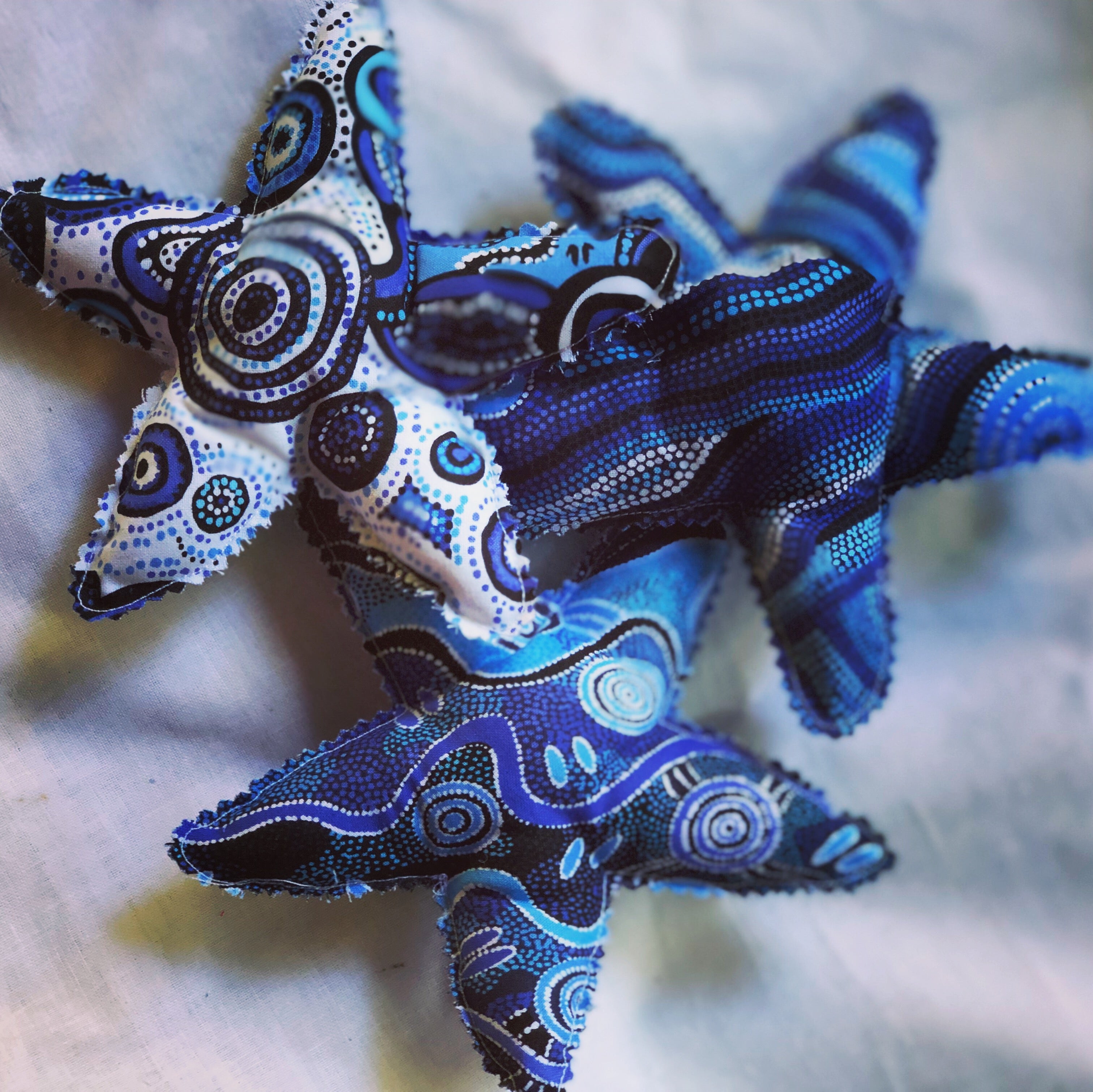 Indigenous Fabric Sea Stars Inspired Childhood 