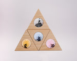 Load image into Gallery viewer, Jumbo Geometric Double Sided Equilateral Triangle Set Nurture Play 
