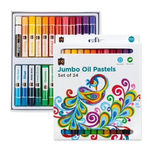 Jumbo Oil Pastels - Set of 24 Edvantage 