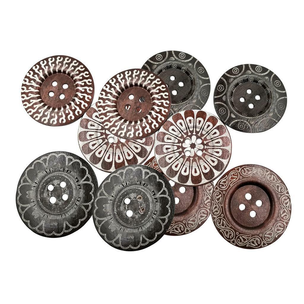 Large Wooden Buttons Ebay 