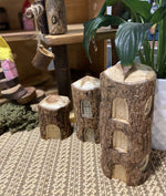 Load image into Gallery viewer, Natural Wooden Tree Houses QToys 
