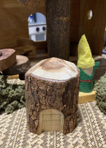 Load image into Gallery viewer, Natural Wooden Tree Houses QToys Small 
