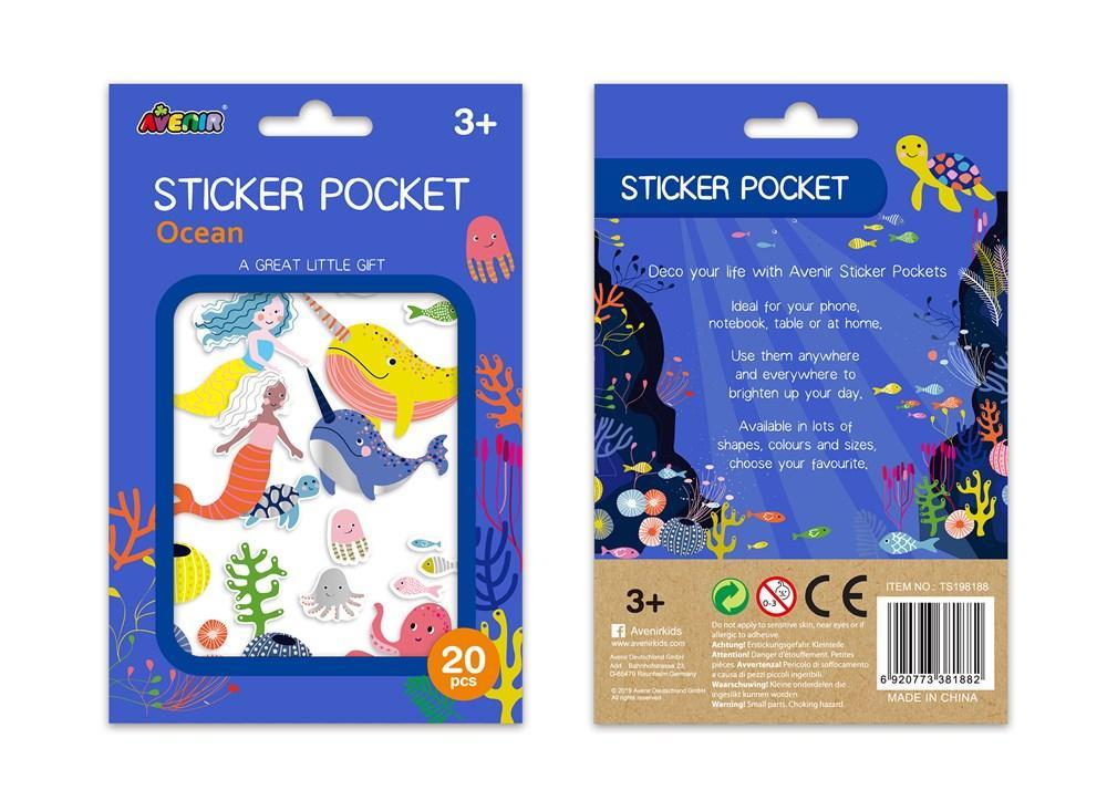 Ocean Sticker Pocket Johnco 