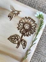 Load image into Gallery viewer, Playdough Board - Bee &amp; Sunflower Beadie Bugs 
