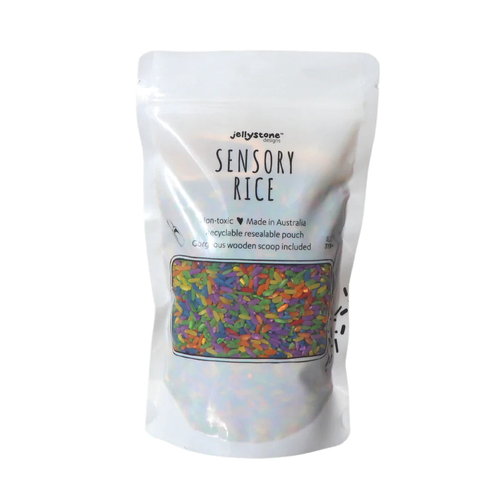 Sensory Rice Jellystone Designs Rainbow Bright 
