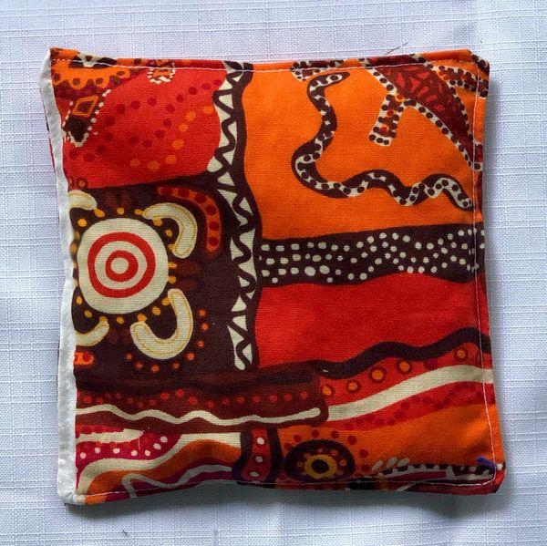 Small Bean Bags - Indigenous Fabric Inspired Childhood Fabric 1 