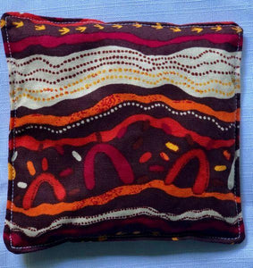 Small Bean Bags - Indigenous Fabric Inspired Childhood Fabric 2 
