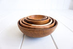Load image into Gallery viewer, Teak Stacking Bowls - Set of 5 Rayell 

