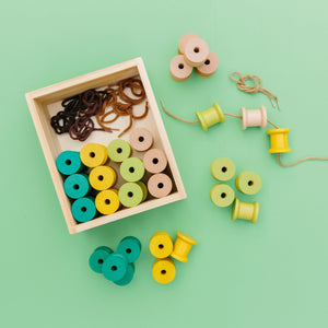 Threading Cotton Reels (Available Early March) Freckled Frog 