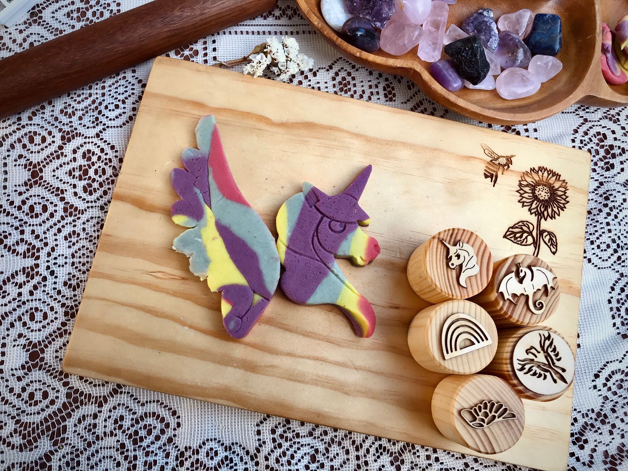 Unicorn Play Dough Cutter Beadie Bugs 