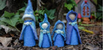 Load image into Gallery viewer, Waldorf Inspired Peg Doll Family Nurture Play Blue 
