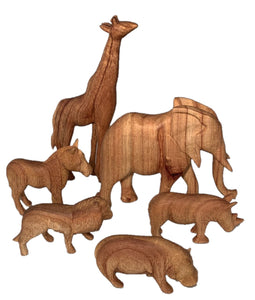 Wooden African Animals - 6 piece Colours of Australia 