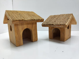 Wooden Cottage Houses - Set of 2 QToys 