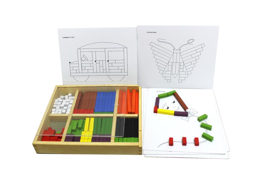 Wooden Cuisenair Learning Counting Rods QToys 
