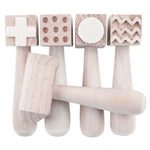 Load image into Gallery viewer, Wooden Pattern Hammer - Set of 5 Edvantage 
