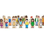 Load image into Gallery viewer, Wooden People - Family Set Freckled Frog 
