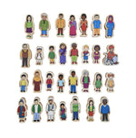 Load image into Gallery viewer, Wooden People - Family Set Freckled Frog 
